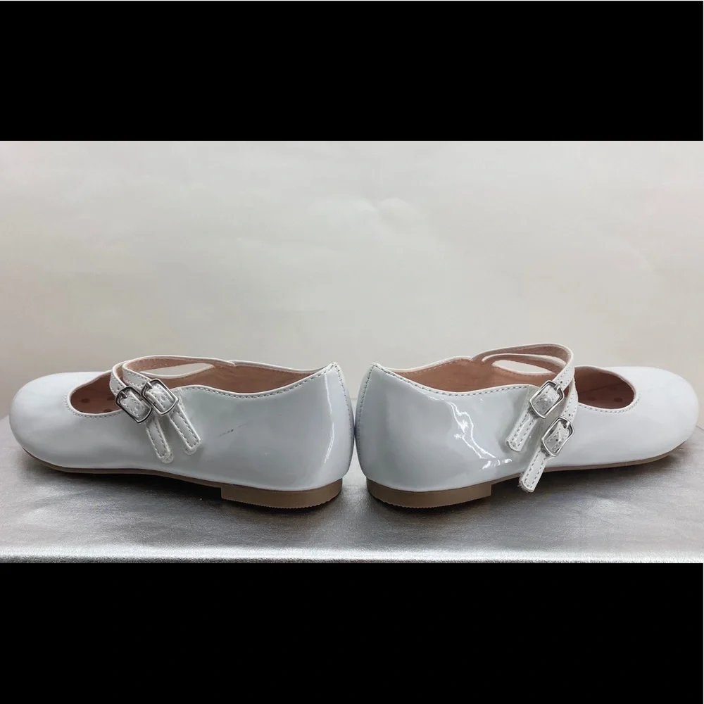 Little Girls Pageant Shoes white‎ Patent size 11